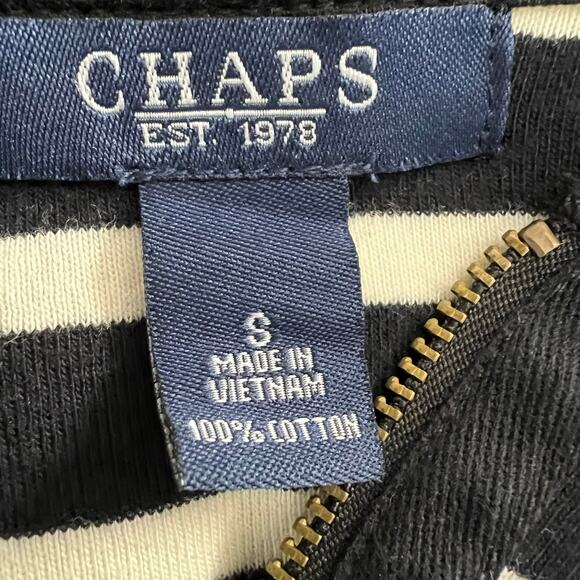 Chaps Long Sleeve 1/4 Zip Shirt Size Small - Picture 6 of 6